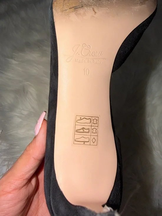 J. Crew Black Lucie Suede Pumps Women’s 10 - Picture 6 of 6